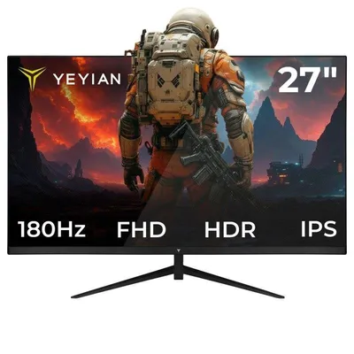 Monitor Yeyian Elysium27 27" FullHD 180Hz Fast IPS FreeSync HDR Lautsprecher 1ms